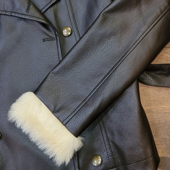 Bomber jacket, size M, dark brown - Picture 4 of 5